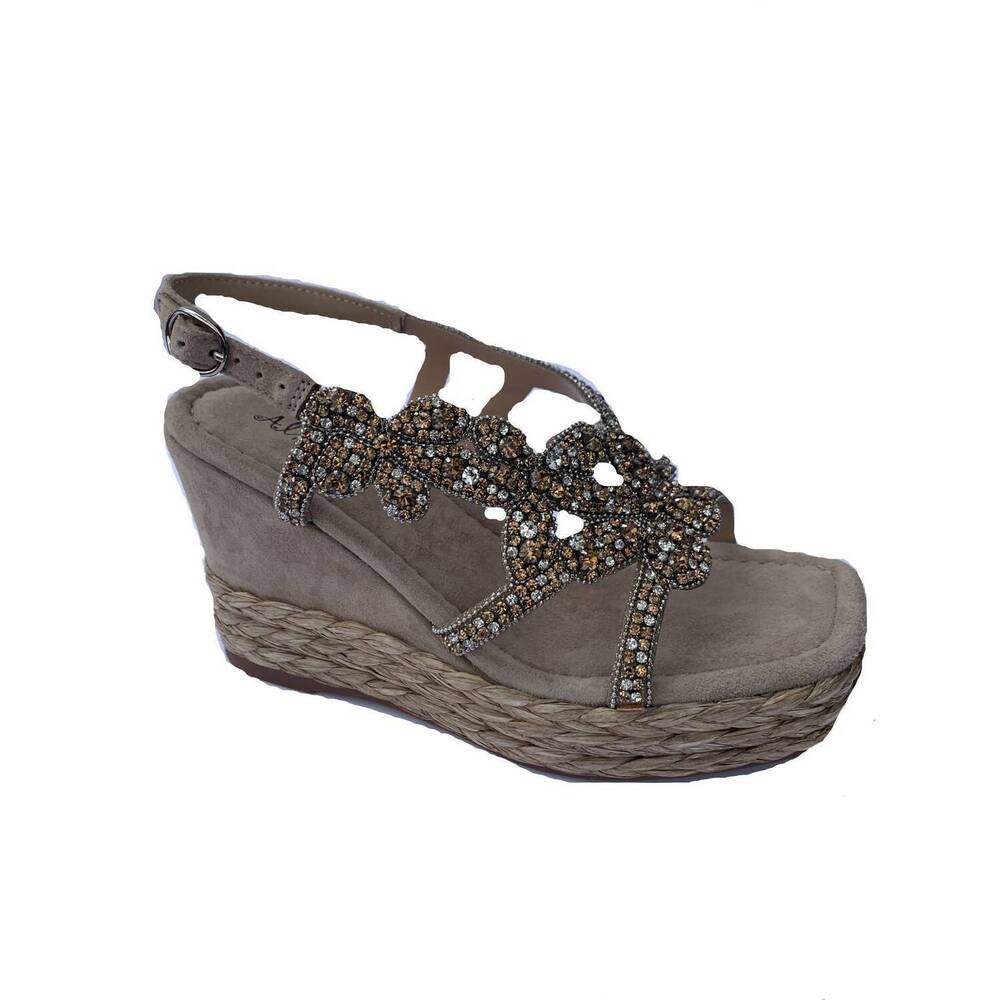 NEW ALMA EN PENA women's malaquita wedge sandals in vision